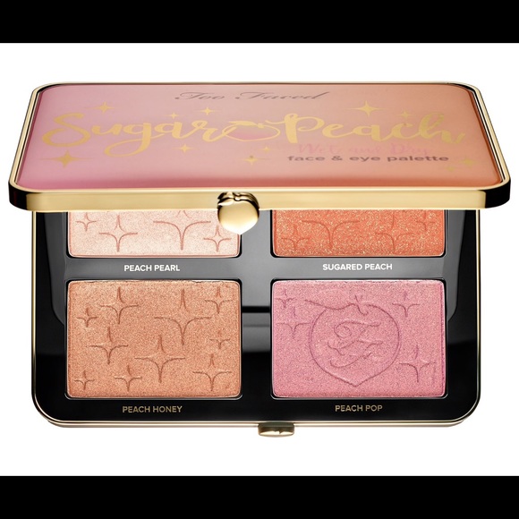 Too Faced Other - 🍑Too Faced Sugar Peach Face & Eye Palette - NEW!!